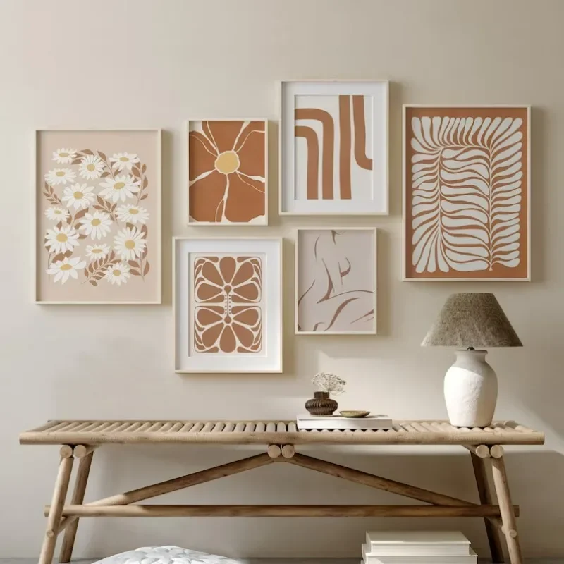 Burnt Orange Terracotta Print  - مراجعة Resin Art Gallery وسعره