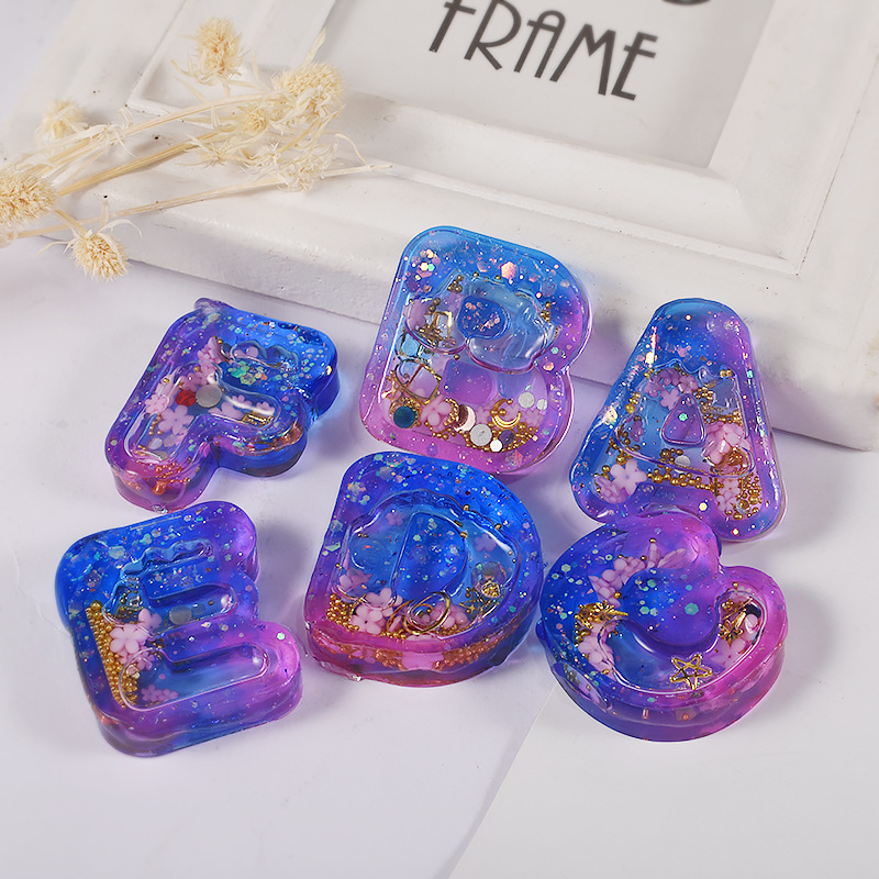 DIY Resin Art Ice Cream Letter - مراجعة Resin Art Letter Keychain وسعره