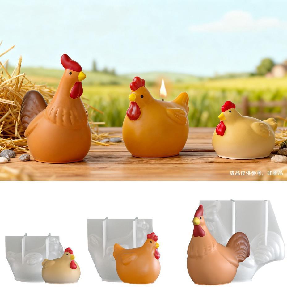 3D Chicken Candle Silicone Mol - مراجعة Resin Art Furniture وسعره