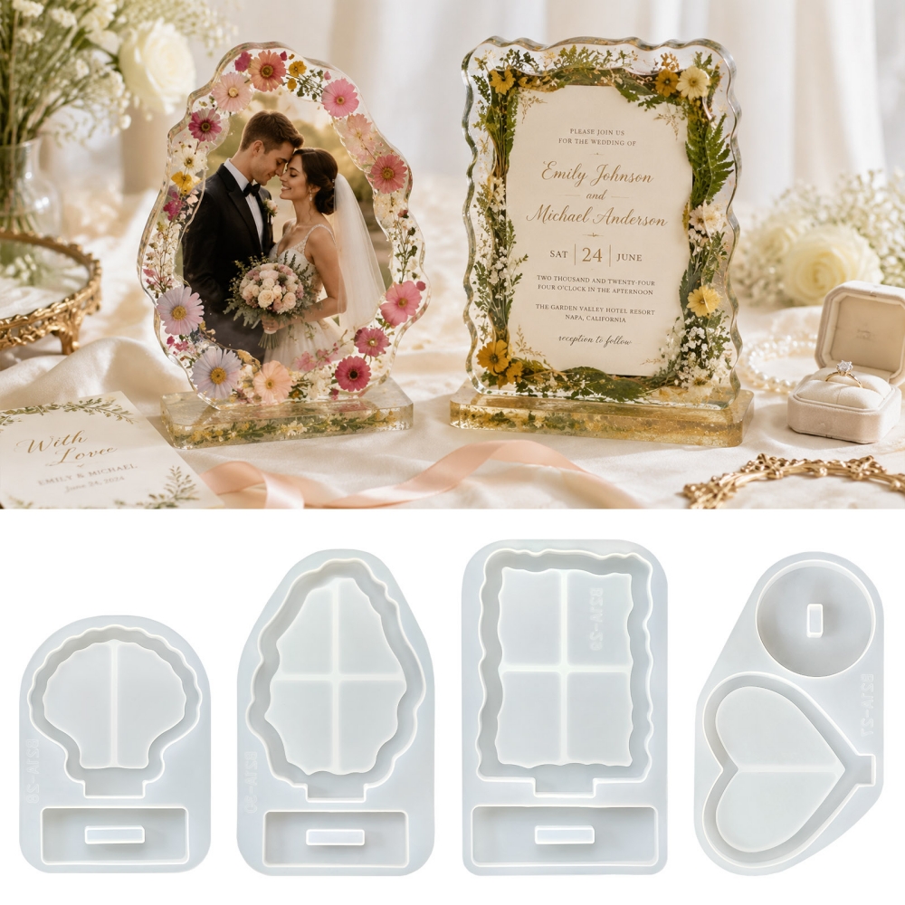S0305 Love Heart Shell Photo F - مراجعة Resin Art Design وسعره