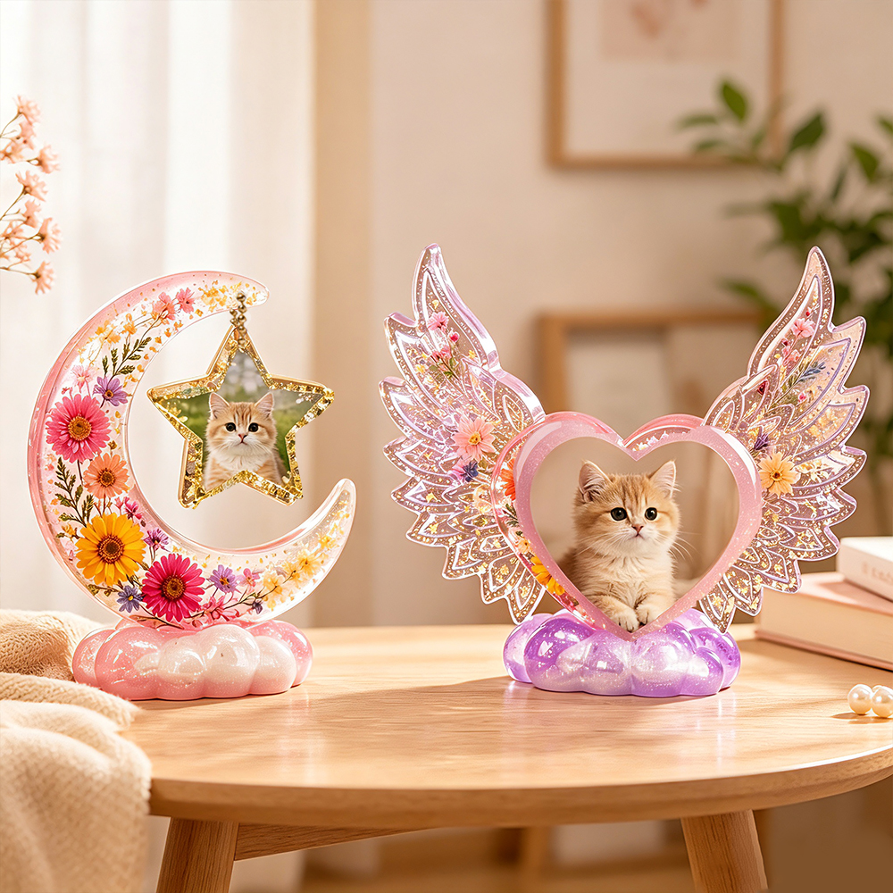 S0308 Heart Shaped Photo Frame - مراجعة Resin Art Design وسعره
